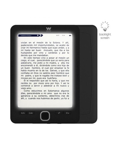 Libro Electrónico Ebook Woxter Scriba 195 Paperlight Black 6' Tinta Electrónica Negro