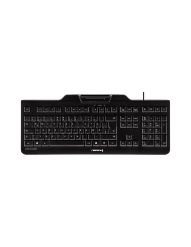 Teclado Español Cherry Usb  Lector Tarjeta  Kc-1000 Sc Negro