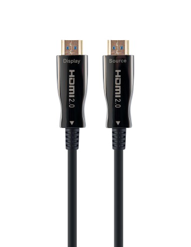 Cable Hdmi Gembird Ccbp-hdmi-aoc-10m-02 Con Optica Activa Aoc Con Ethernet 10 M