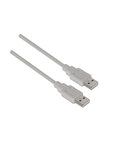 Aisens Cable Usb 2.0 - Tipo A Macho A A Macho - 1m - Beige