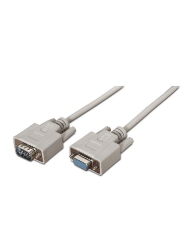 Aisens Cable Serie Rs232 - Db9/m-db9/h - 1.80m - Beige