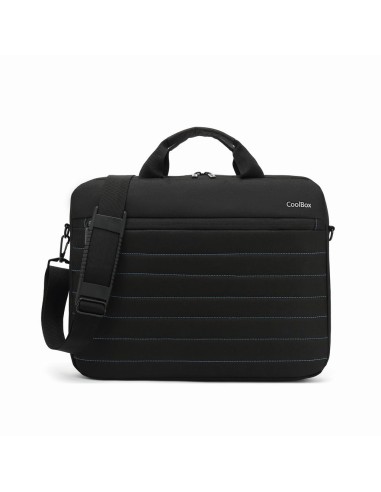 Coolbox Maletin Portatil 15.6" Negro Con Asa Y Correa, Impermeable