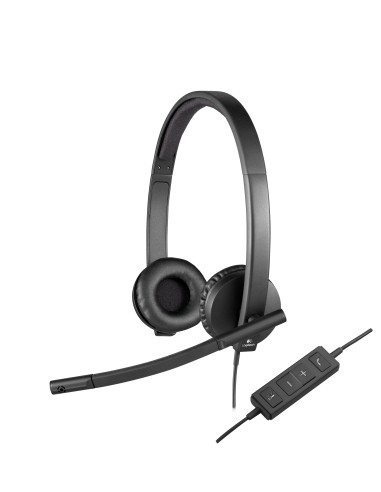 Logitech Auriculares H570e Con Microfono/ Diadema/ Usb Negro