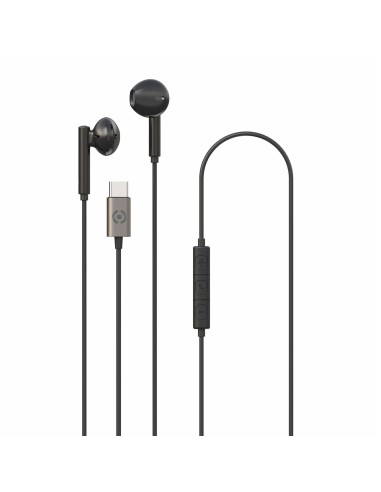 Celly Auricular Usb-c Con Microfono Negro