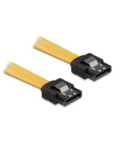 Delock Sata Cable 0.1m Cable De Sata 0,1 M Amarillo