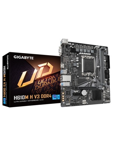 Placa Base Gigabyte Lga1700 H610m H V3 Ddr4 2xddr4 4xsata 1xm.2