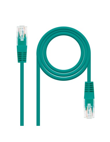 Nanocable Cable De Red Rj45 Cat.5e Utp Awg24 0.50m - Verde