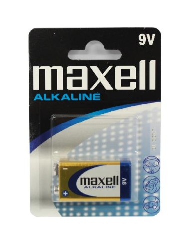 Maxell pila Alcalina Lr09 9v  Blister 1 Ud.