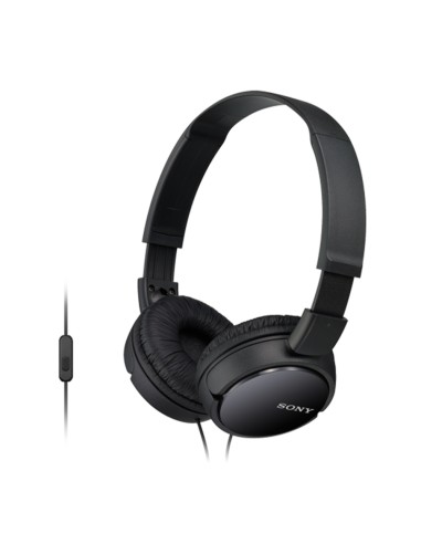 Auriculares Sony Mdrzx110apb Con Micrófono Jack 3.5 Negros