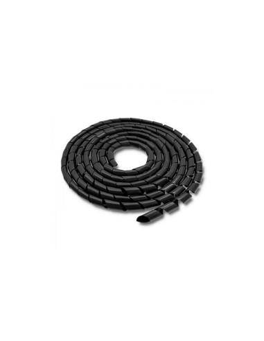 Qoltec 52255 Organizador De Cables Escritorio/pared Cubrecables Negro