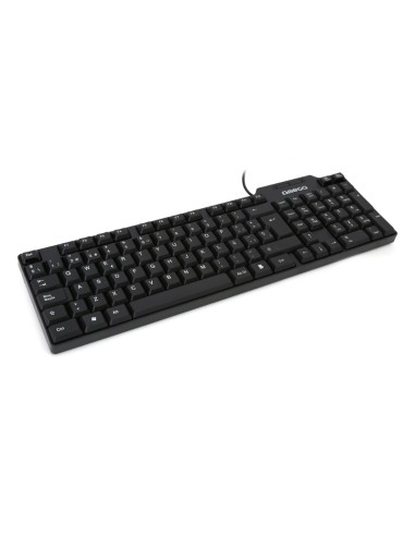 Teclado Español Omega Ok05tes Usb Qwerty Negro