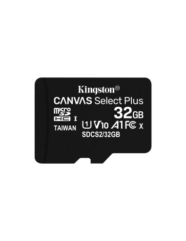 Micro Sd Kingston 32gb Sdxc Canvas Select + Adaptador Sd  Sdcs2/32gb