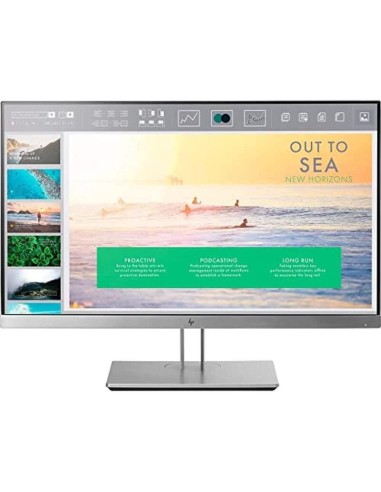 Monitor Reacondicionado Hp 23.8" E233 hdmi Vga Displayport Fhd Usb3.0 Pivotante 5ms 250cd/m2 18w 1 Año De Garantia