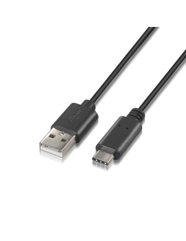 Aisens Cable Usb Tipo C A Usb A 2.0 - Carga Rapida - 1m - Negro