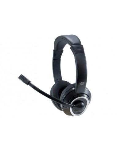 Conceptronic Polona02ba, Auriculares, Diadema, Juego, Negro, Binaural, 2 M