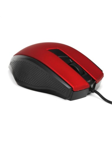 Omega Raton Optico 1200dpi Usb Om08r Rojo