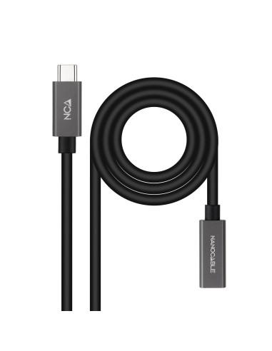 Nanocable Cable Usb 3.2 Gen2x2 60w 4k/60hz Usb-c M/h - 1.0m - Negro