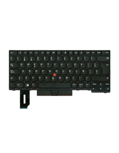 Teclado Español Compatible Para Portatil Lenovo Thinkpad E480 (20kn) (20kq)  01yp491 Nuevo 1 Año De Garantia