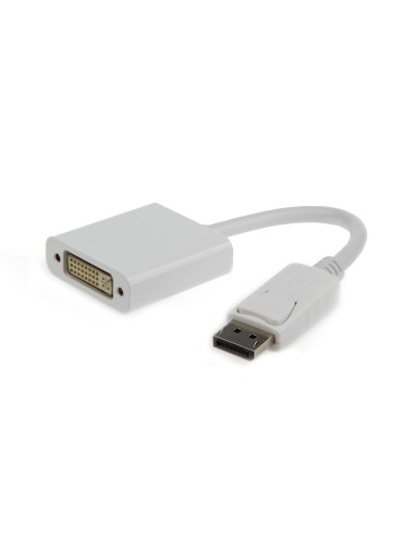 Gembird Adaptador Displayport A Dvi M/h Blanco  A-dpm-dvif-002-w