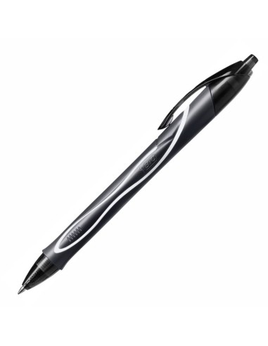 Bic Bolígrafo Tinta De Gel Retráctil Gel-ocity Quick Dry (1 Unidad) Negro