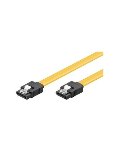 Goobay Cable De Datos Sata , 0.30m - Con Clip Amarillo