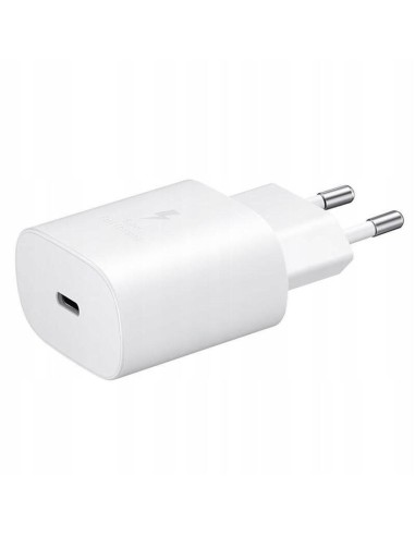 Cargador Rápido Samsung Usb Tipo C Blanco 25w Ep-ta800nwe