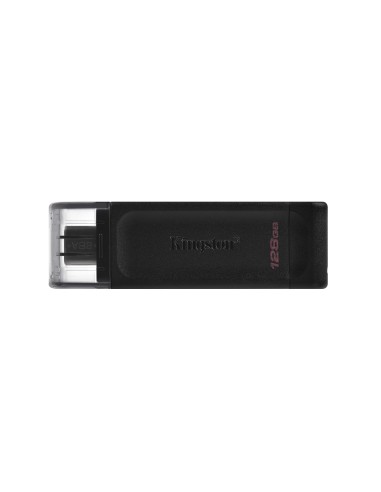 Pendrive Kingston 128gb Usb-c 3.2 Gen 1 Datatraveler 70 128gb, Usb 3.2 Gen 1, Usb C, 7 G