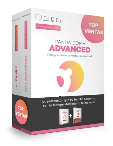 Antivirus Panda Advanced 2 Dispositivos 1 Ao+ Family Bundle