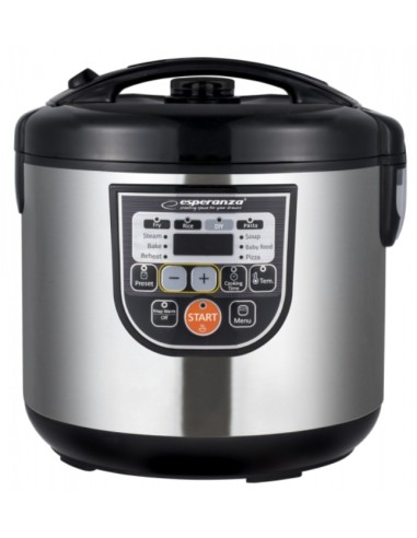 Esperanza Multicooker Cooking 5 L 860 W Negro, Metálico Ekg011