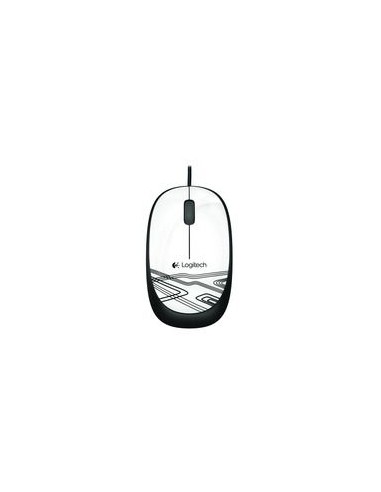 Logitech Raton Optico Usb M105 Blanco/negro