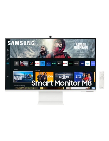 Nuevo Monitor De Exposición - Smart Monitor Samsung M8 S32cm801uu 32' 4k Smart Tv Webcam Multimedia Blanco   8806094916010