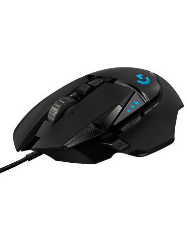 Logitech Raton Usb Optico G502 Hero Gaming 16000 Dpi  Negro