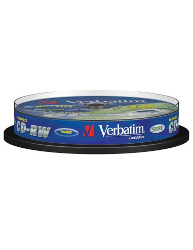 Verbatim Cd-rw 700mb 8x-12x Bobina 10 Datalife