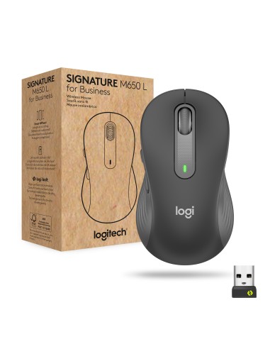 Logitech Signature M650 Ratón Inalámbrico + Bluetooth óptico 910-006348