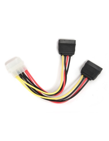 Gembird Cable De Alimentcion 5.25 Molex A Doble Sata 0.15m  Cc-sata-psy