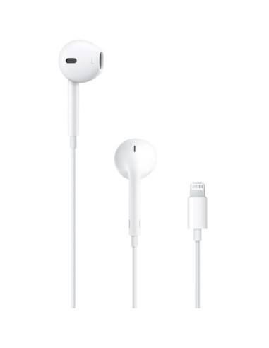 Auriculares Earpods Con Conector Lightning De Apple Con Mando Y Micrófono