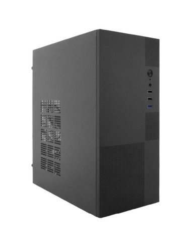 Coolbox Caja Pc M440 Microatx Negro Bahías Int:2x3'5/2'5/ 2xusb3.0, 1xusb2.0/ Audio In/out/ Sin Fuente De Alimentación