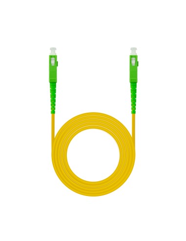 Nanocable Cable Fibra Sc/apc-sc/apc Monomodo Lszh  2m - Amarillo