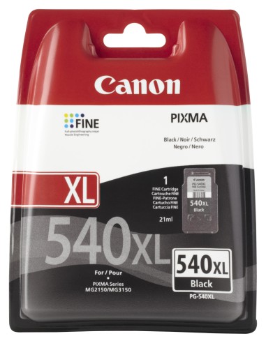 Canon Tinta Original Pg-540xl Black Para Pixma Mg2150 / Pixma Mg3150