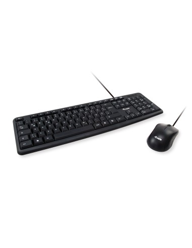 Teclado Español + Raton Equip Usb Life Negro