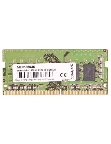 2-power Memoria Sodimm 8gb Ddr4 2666mhz Cl19 Sodimm Mem5603s