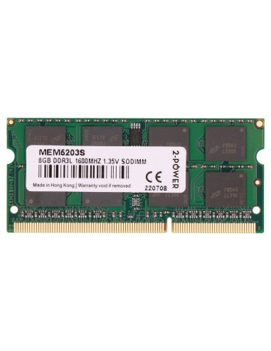 Memoria 2-power Sodimm Ddr3l 8gb 1600mhz 1.35v Sodimm Mem5203s