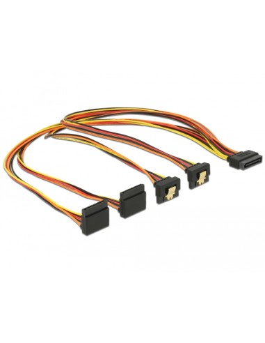 Delock Cable Sata 15 Pin Strom Macho Con Einrastfunktion   Sata 15 Pin Strom