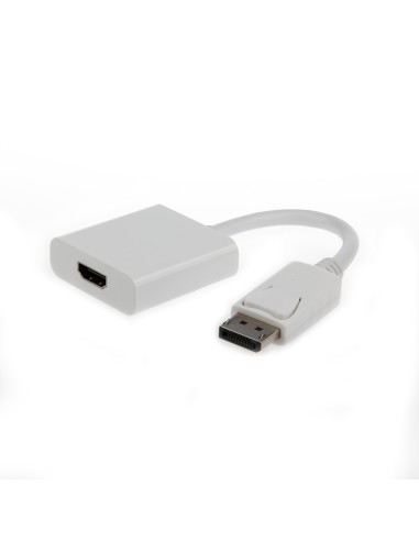 Gembird Adaptador Displayport A Hdmi M/h 0.10m Blanco  A-dpm-hdmif-002-w