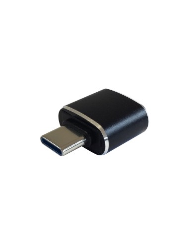 Aisens Mini Adaptador Usb 3.1 Gen2 10gbps 3a - Tipo Usb-c/m-a/h - Negro