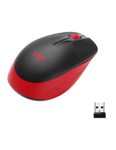 Logitech Ratón Inalámbrico M190 Rojo 910-005908