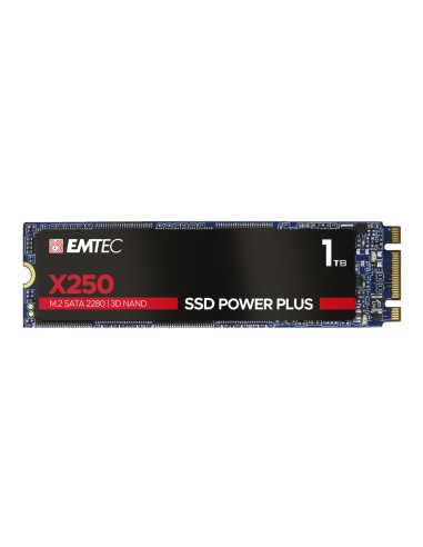 Disco Ssd Emtec X250 1tb M.2 Sata Iii 3d Nand 520mb/sec Ecssd1tx250