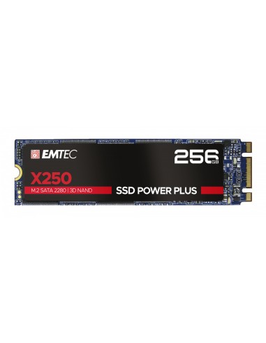 Disco Ssd Emtec 256gb X250 M.2 Gb Serial Ata Iii 3d Nand