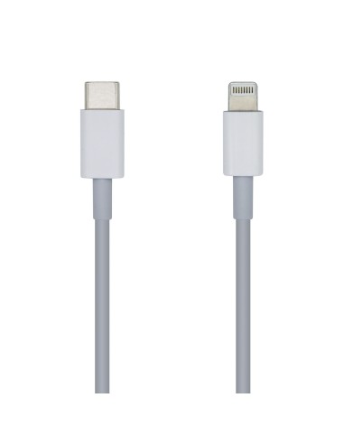 Aisens Cable Lightning A Usb-c Usb 2.0 - Lightning/m-usb-c/m - 20cm - Blanco