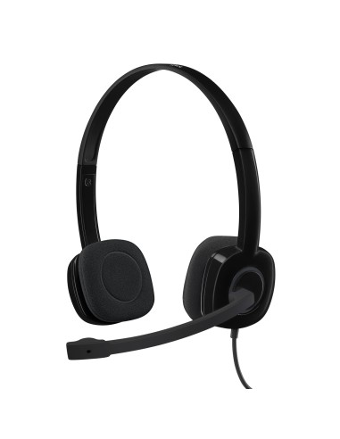 Logitech Auriculares Con Microfono H151 Negro